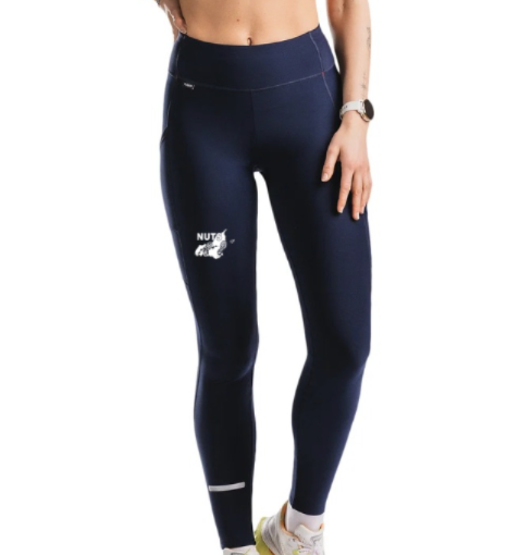 Fusion Hot Long Løbetights Dame Night Blue